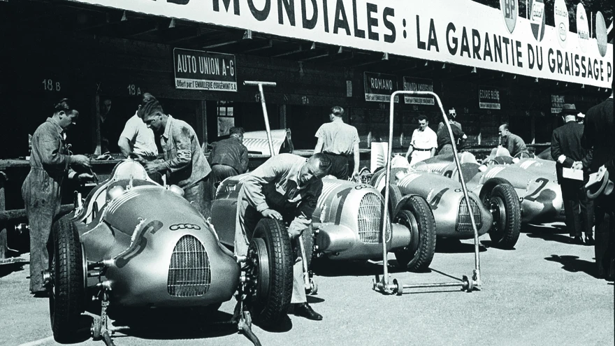 Audi nelja rõngaga logo oli võidukatel Auto Unioni GP-autodel esindatud juba 1930-ndatel aastatel.