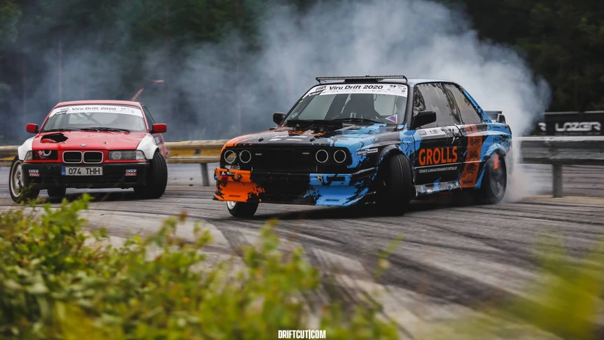 Nädalavahetusel driftiti Kehalas. Esiplaanil Kevin Luige.