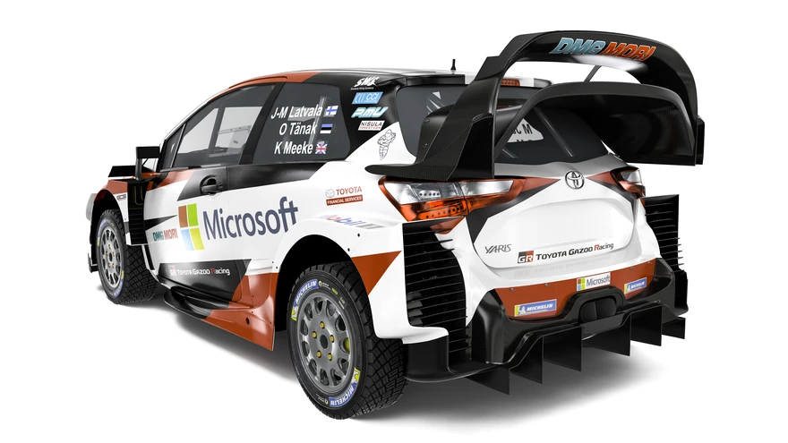 Toyota Yaris WRC aerodünaamika konstrueeriti peainsener Tom Fowleri sõnul äärmiselt agressiivseks. Tagumiste rattakoobaste taga hakkavad silma „DVD riiulite“ hüüdnime saanud jahutusavad.