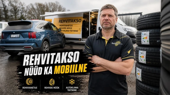 Mobiilne rehvivahetus tuleb kliendi juurde koju või tööle. Vaata, kellele teenus sobib ja kuidas ettevõtte autopargi rehvid saab vahetada ilma tööpäeva katkestamata.