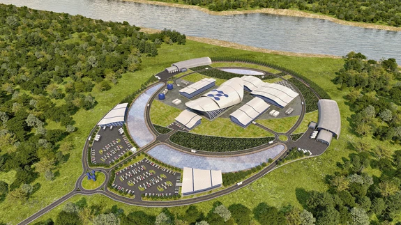 Kunstnike nägemuses võivad väikereaktoritest tuumajaamad olla kaunid tootmiskompleksid ja sulanduda hästi loodusesse. 