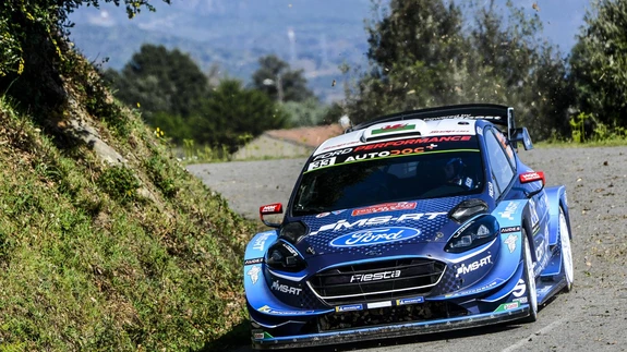 Elfyn Evans ja Scott Martin toovad esmakordselt M-Sport meeskonna Ford Fiesta WRC Shell Helix Rally Estonia starti.