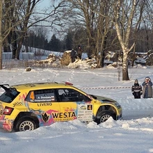 Teise koha saanud Aron Domżała / Szymon Gospodarczyk kaotasid võitjatele enam kui minutiga.